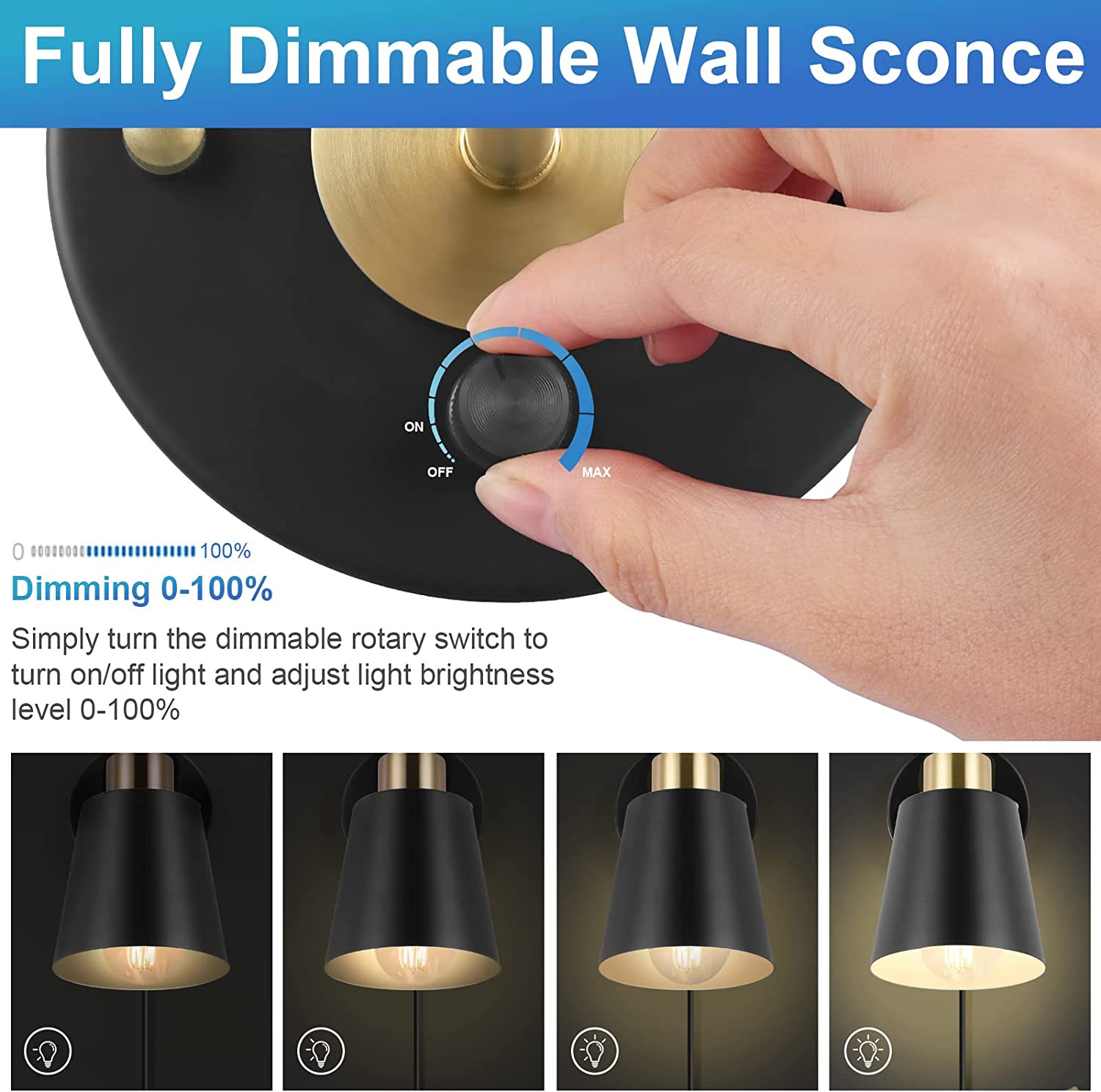 Wall Sconce Plug In Dimmable Wall Sconces Adjustable Wall Lights With Plug In Co gallery