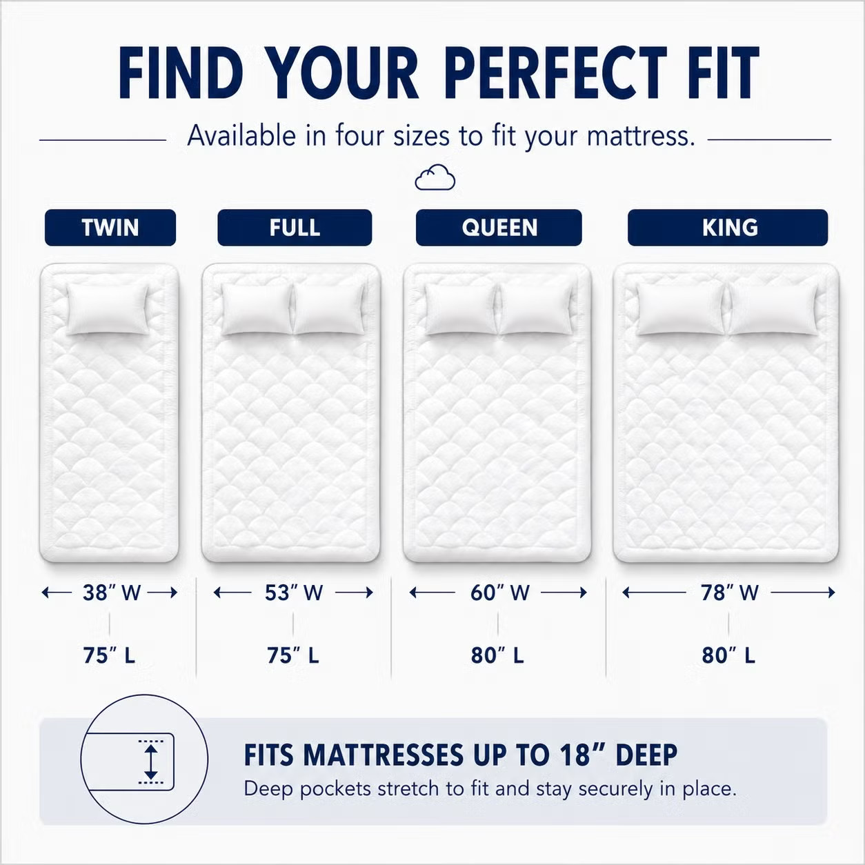 BrylaneHome Magic Cloud Bed Collection gallery