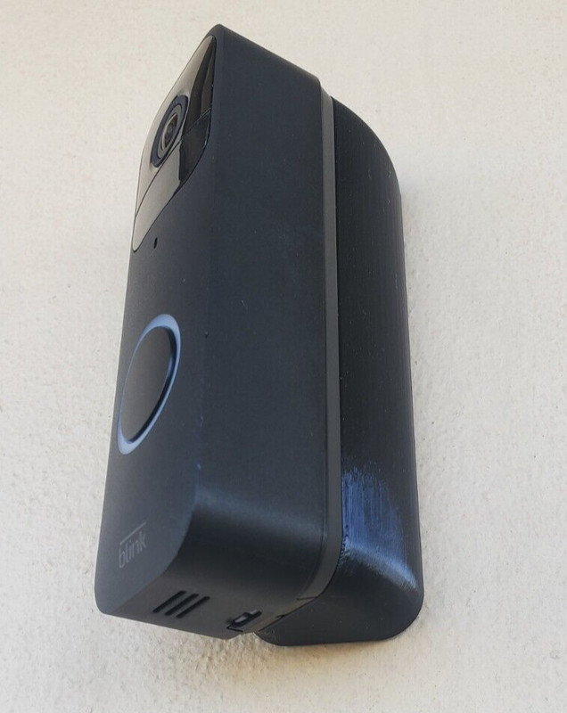 Blink Video Doorbell Angle Wedge Bracket Mount 3D Printed UV Resistance gallery