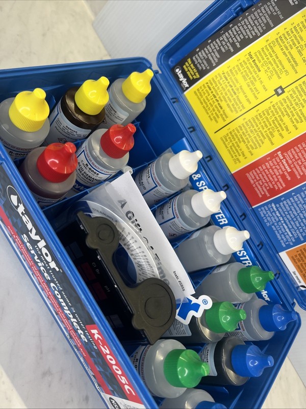 Taylor Complete Pool & Spa Test Kit - High Range K-2005C 2 oz Reagents gallery