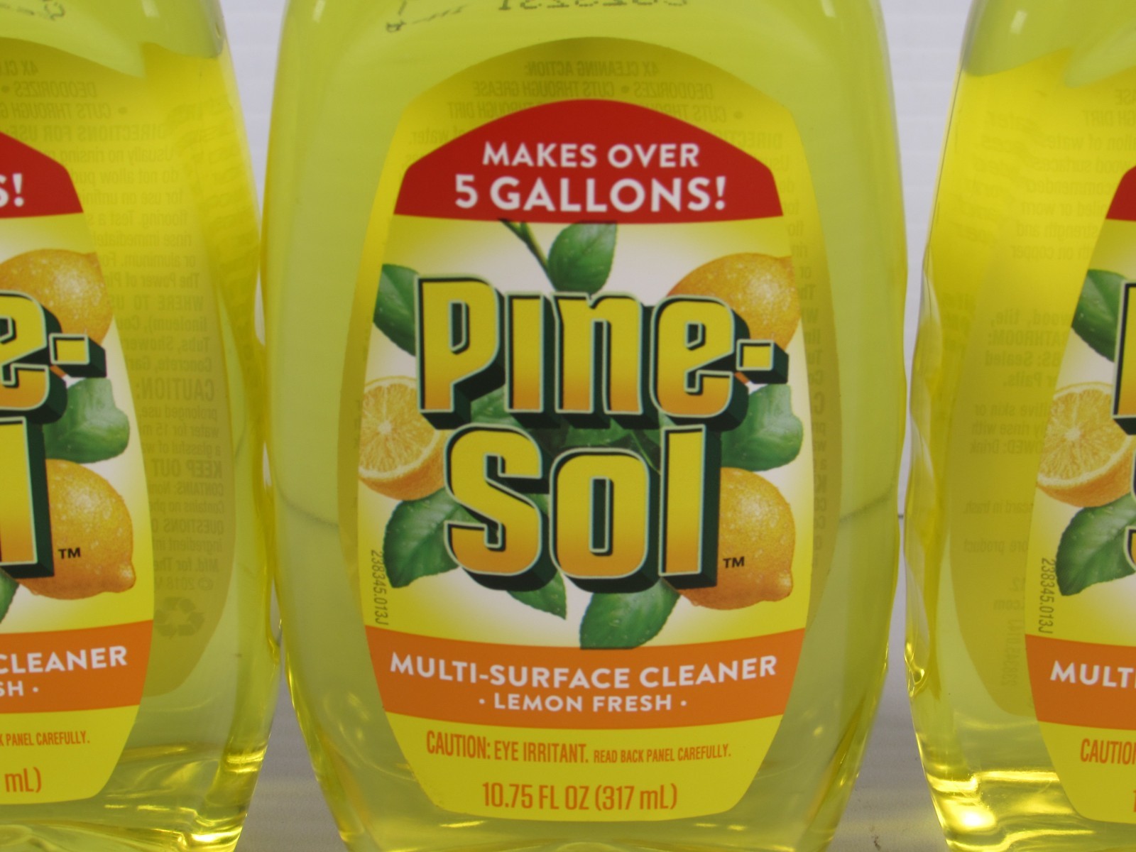 Pine-Sol Multi-Surface Cleaner Lemon Fresh Concentrate, Makes 5 Gal, Lot of 3 gallery