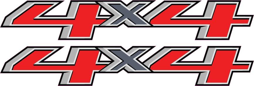 2014 - 2016 Aftermarket 4x4 Bedside Replacement Decals Sticker Set 4WD Chevy GMC gallery