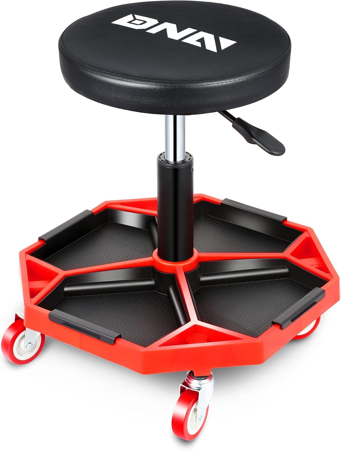DNA Motoring Pneumatic Garage Stool 300lbs with Tray gallery