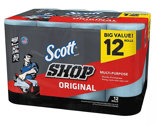 SCOTT Professional Multi Purpose Shop Paper Towels 55 Sheets Roll 12 Rolls gallery