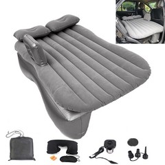 Thickened Portable Inflatable Car Back Seat Air Mattress Pump Sleep Camp Bed