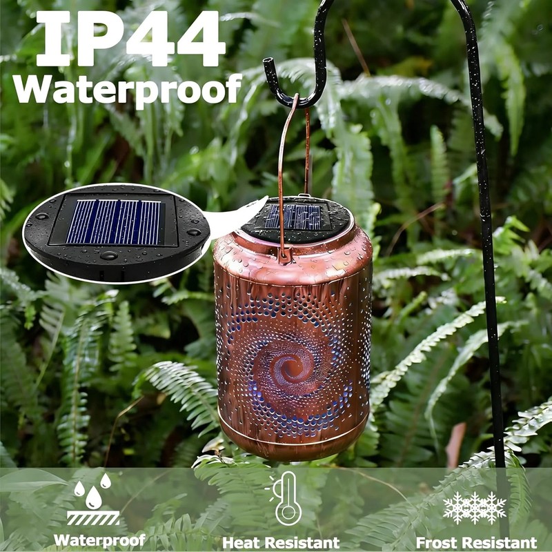 2 Pack Solar Light Replacement Top, Replace Solar Light Part for Lantern (Top 3. gallery