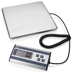 Báscula digital resistente con plataforma grande de acero inoxidable duradero