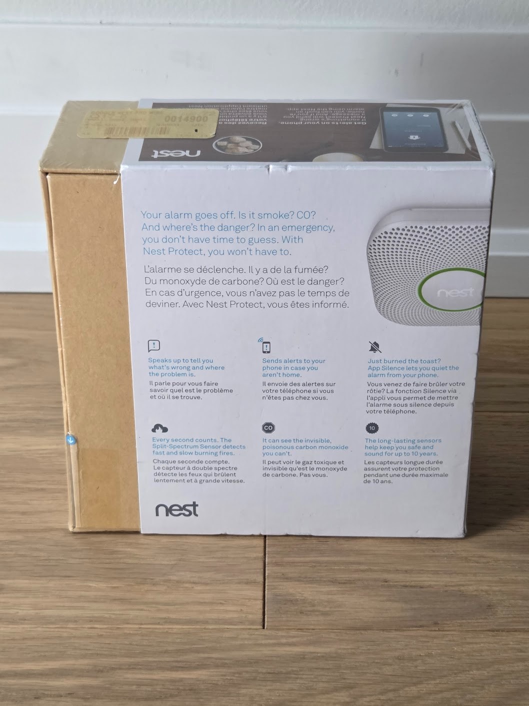 Google Nest Protect Smoke Carbon Monoxide Alarm Wired 2nd Gen New 01/2028 gallery