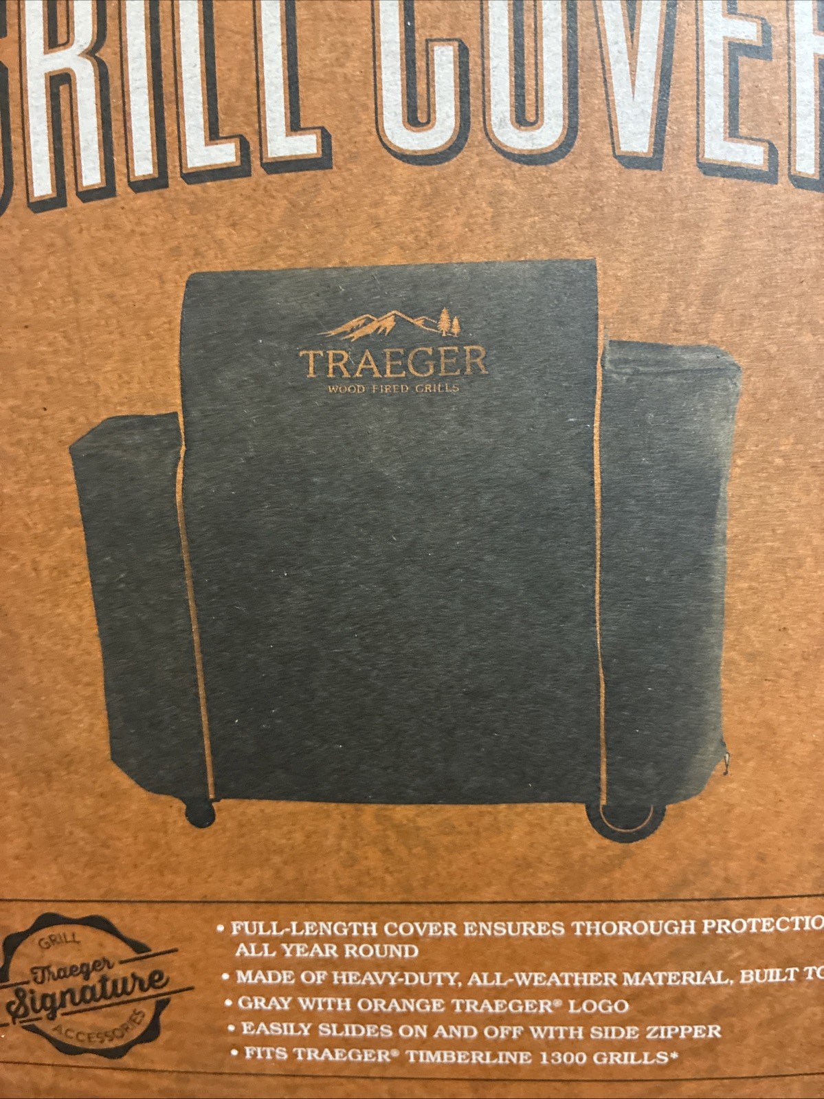 Traeger Timberline 1300 Full-Length Grill Cover - Gray (BAC360) gallery