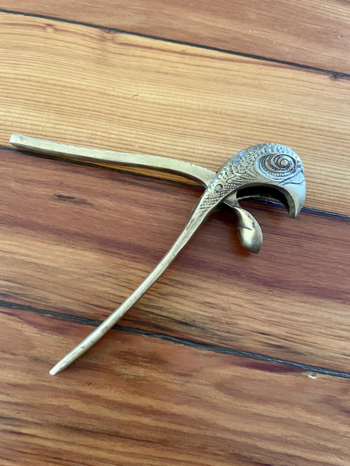 Decorative Vtg/Retro Brass Nutcracker Parrot Bird Head REALLY Cool See Pics gallery