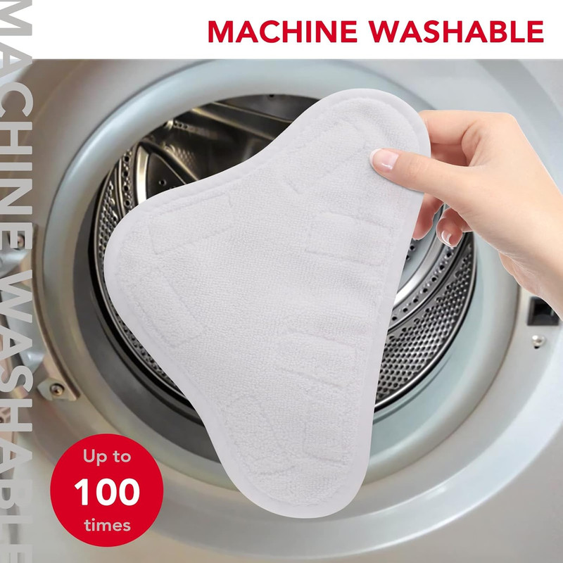 Microfiber Steam Mop Pad Replacement Compatible with H2O H20 Mop X5 Steam Steam gallery