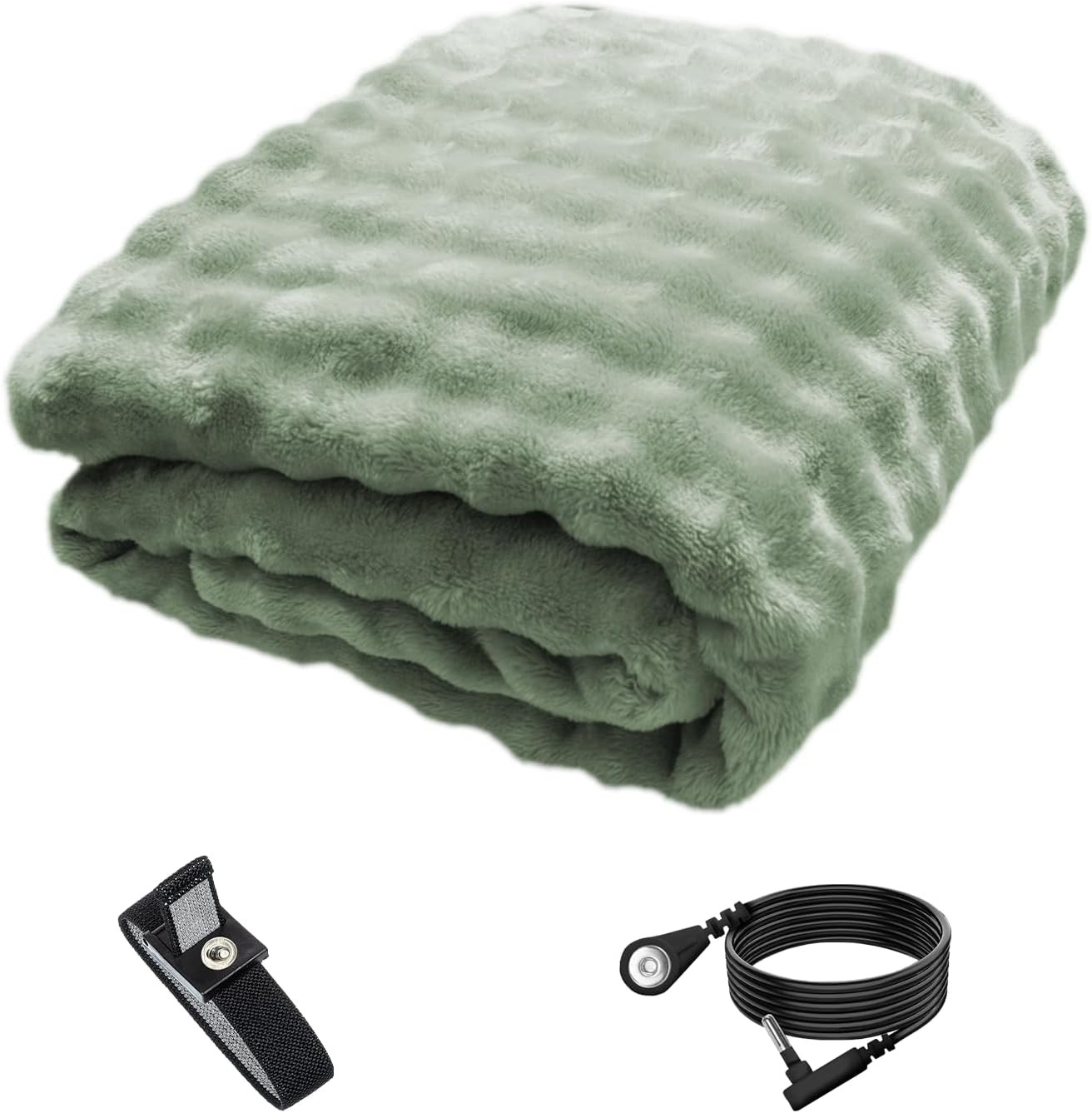 Grounding Blanket Grounding Sheets Queen, Grounding Throw for Improved Sleep, Re gallery