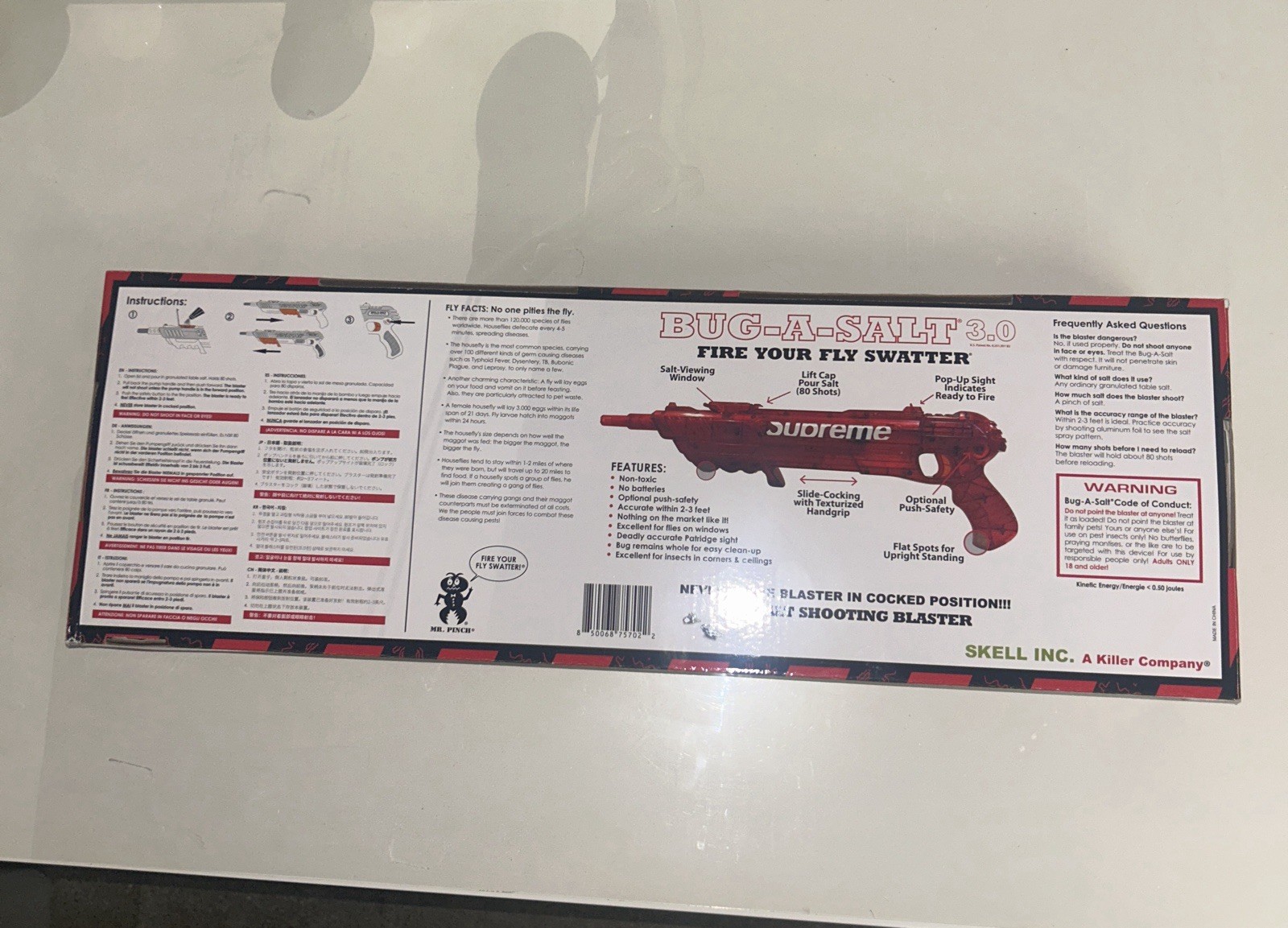 Supreme Bug-a-Salt 3.0 SS26 Bug Table Salt Gun IN HAND gallery