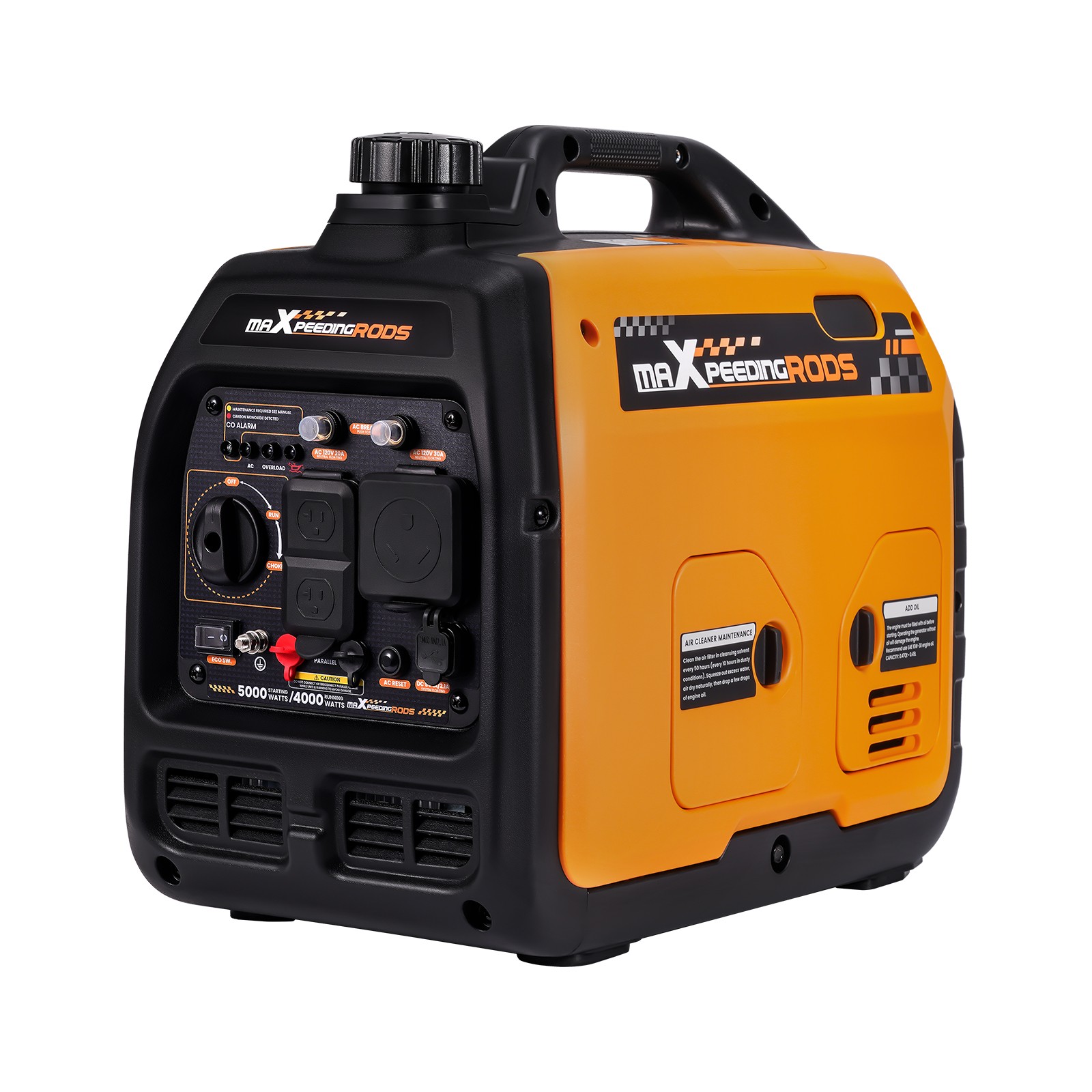 5000W Peak Gas Generator 4L Tank – 60dB Quiet & Parallel Ready for Outdoor gallery