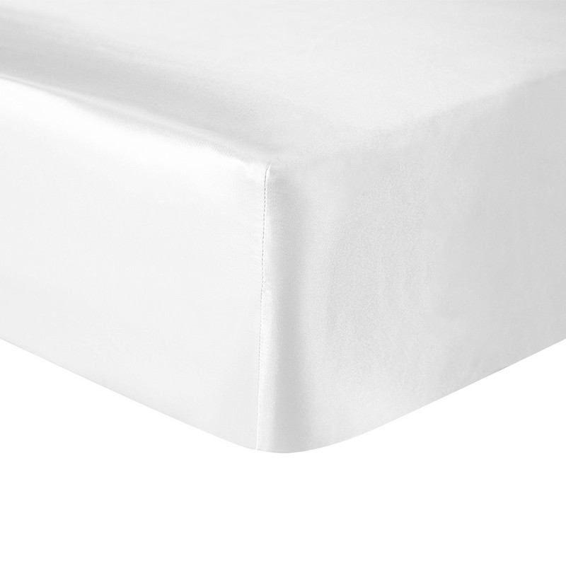 4Pcs Satin Silk Sheet Set Bed Fitted Sheet w/ Pillowcase Wrinkle Free Full Size gallery