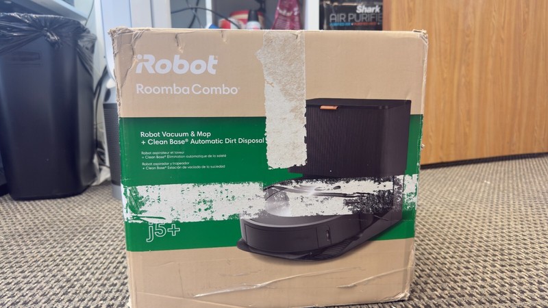iRobot Roomba Combo j5+ Self-Emptying Vacuum and Mop - Graphite (j557020) gallery