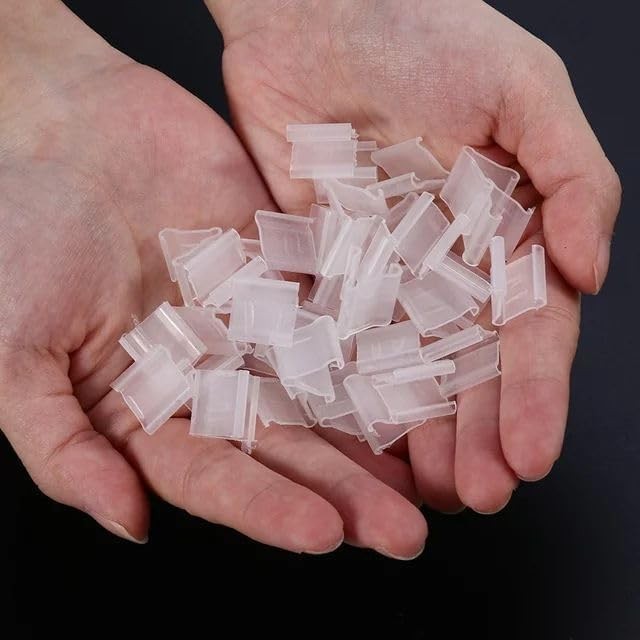 100 Pcs Transparent V-Shaped Balloon Clips Party Wedding Decoration Seals gallery