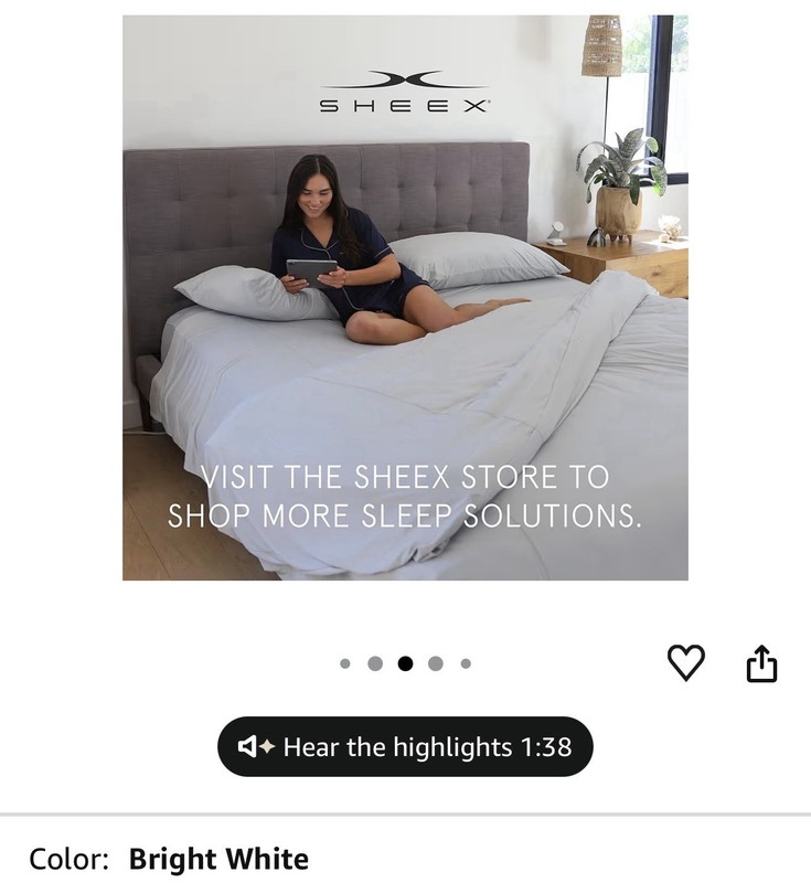 Sheex Performance Standard/Queen Bright White Pillow Cases gallery