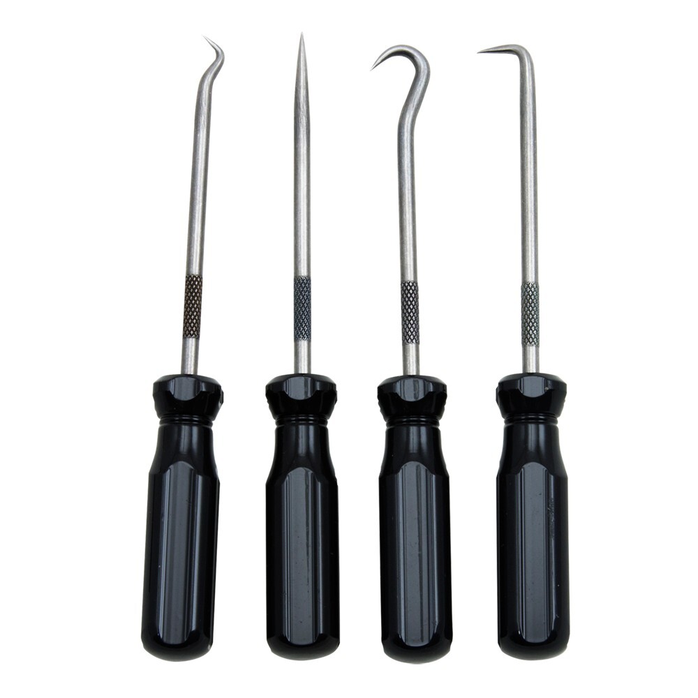 Ullman 4pc Hook & Pick Set Screwdriver Handle Straight 90 Degree Right Angle USA gallery