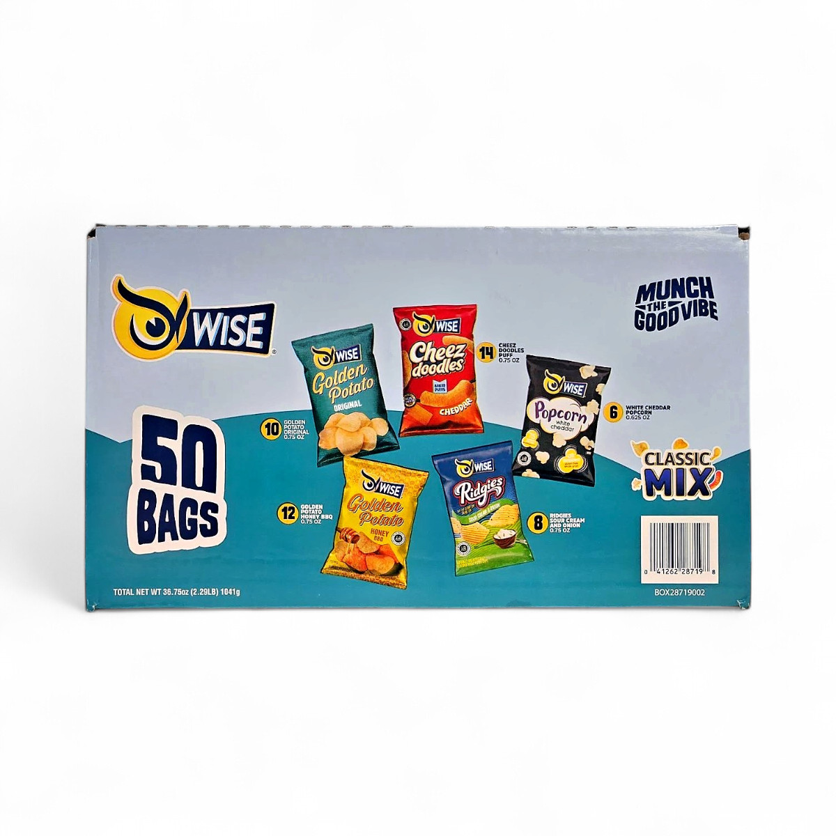 Wise Chips Classic Mix Variety Pack Snack Bags, 50 Pack gallery