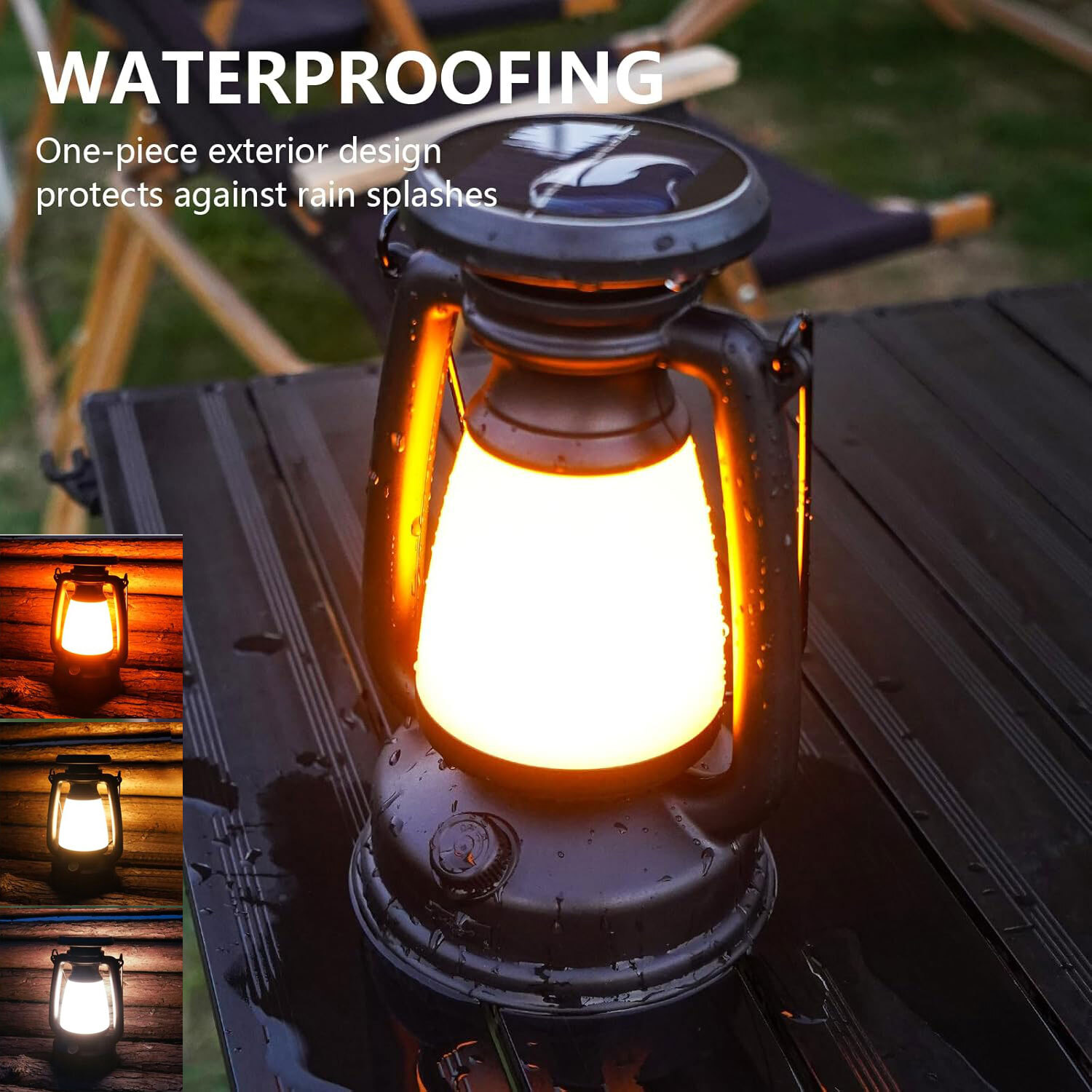 Classic Solar Lantern Hanging Light Outdoor Garden Tree Yard Camping Decor Lamp gallery