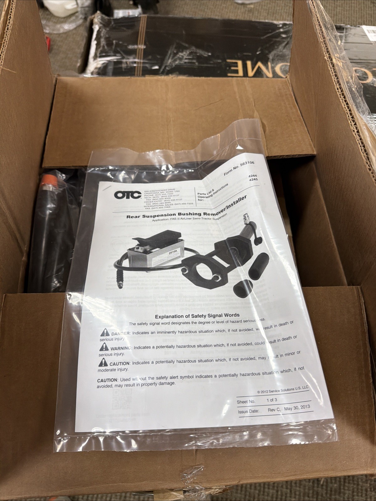 OTC 4245 OTC Rear Suspension Bushing Tool Master Kit gallery
