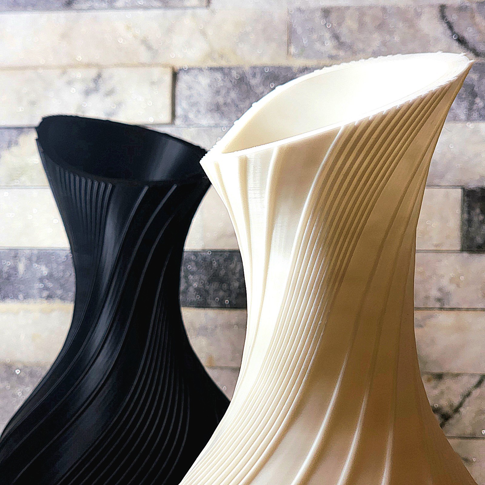 Modern Spiral Vase | 3D Printed gallery