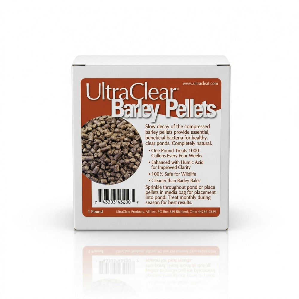 Ultraclear Barley Straw Pellets 1Lb Easy No-Mess Barley Straw Pellets For