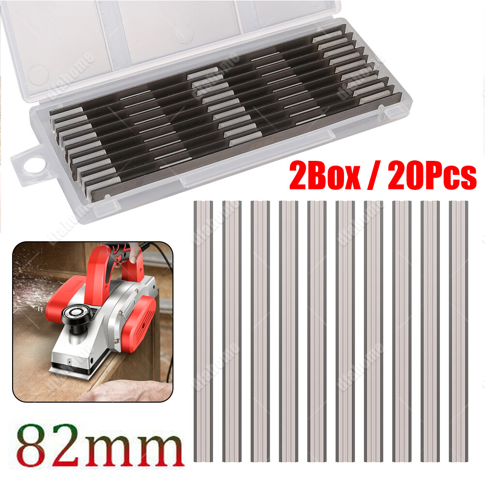 20PCS 3-1/4" 82mm Reversible Carbide Planer Blade For Makita DeWALT Bosch Skil gallery