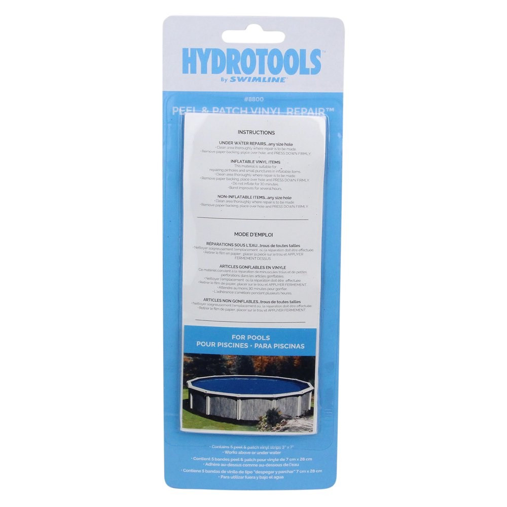 2-Pack Peel & Patch Vinyl Patch for Swimming Pool Above Ground & In-Ground Liner gallery