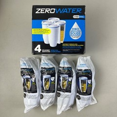 4 PACK Zero Water 5 Stage Advanced Filtration Replacement Water Filters ZR-006