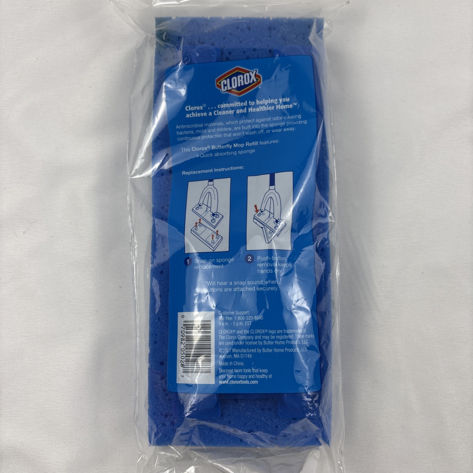 Clorox Butterfly Mop Refill Pad Easy Push Button Replacement Discontinued gallery