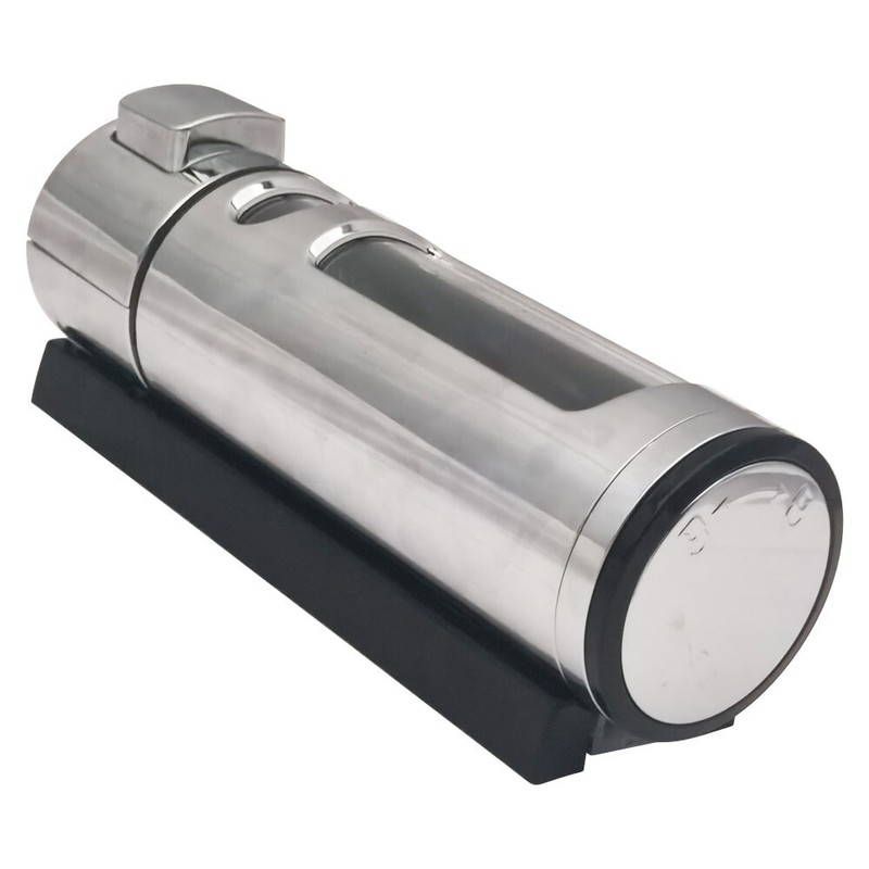 400ml Wall Mounted Hand-pressed Bathroom Soap Dispenser Single-head Silver gallery
