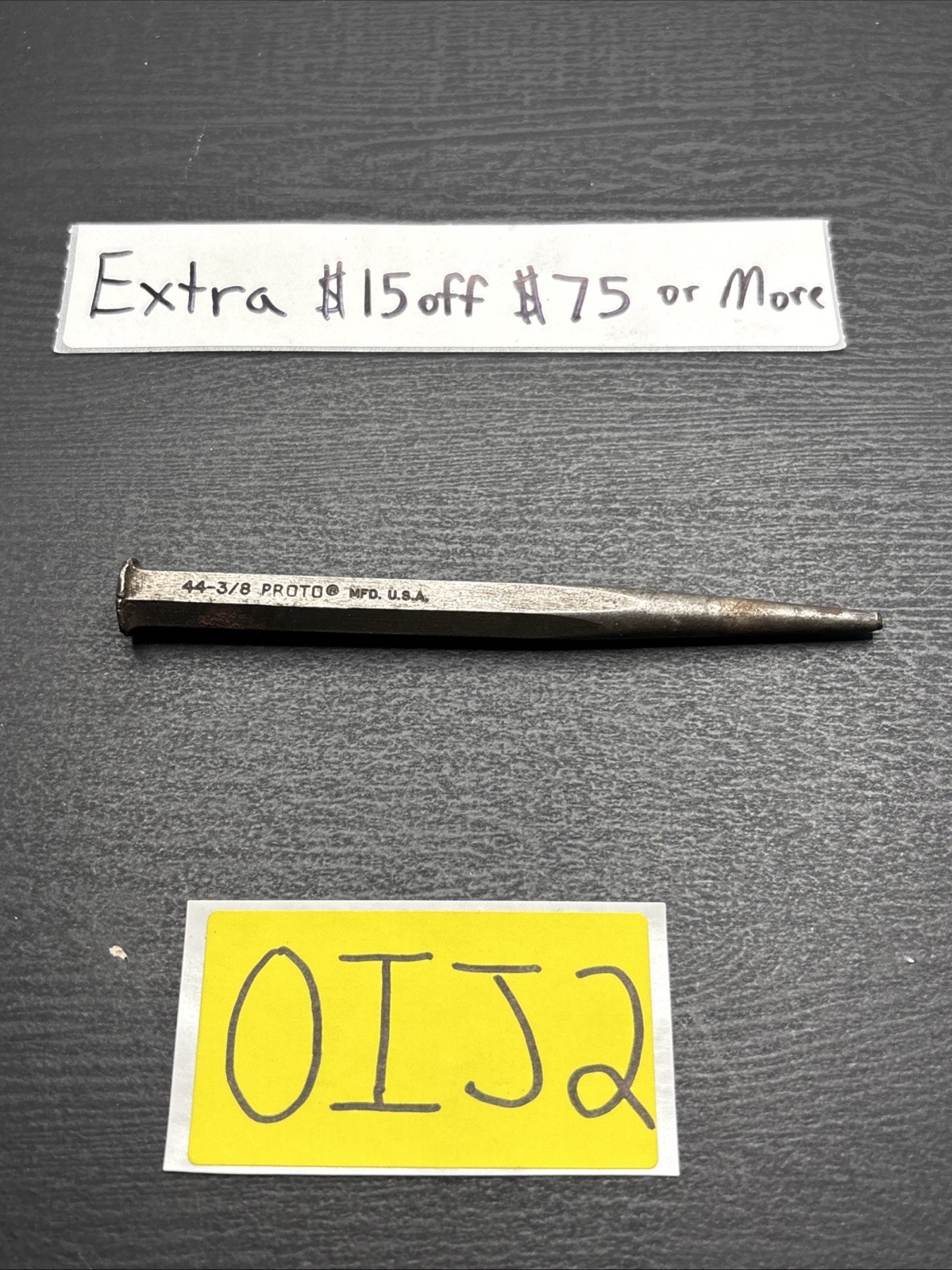 PROTO 44 3/8" Punch - Made in USA gallery