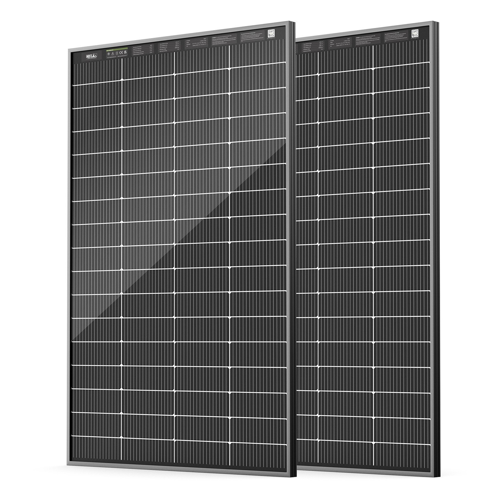 HQST Bifacial 2 Packs 200W Compact N-Type Solar Panel gallery