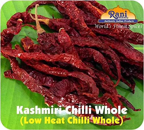 Asian Kitchen Kashmiri Chilli Whole Stemless, Low Heat Indian Chilli 14oz (400g) gallery