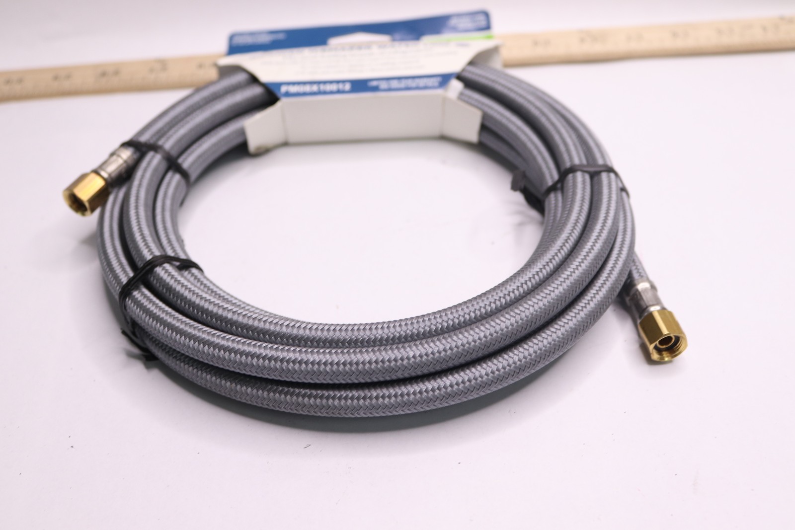 GE Universal Braided Icemaker Water Line 1/4" Inlet & Outlet 12-Ft gallery