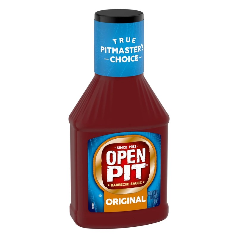 5 Pack Open Pit Authentic Taste Blue Label Original Barbecue Sauce 18 oz Bottles gallery