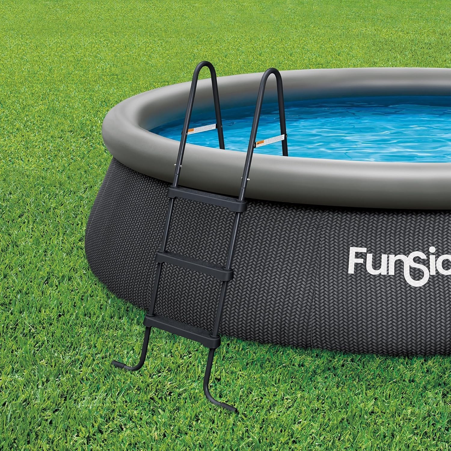 Funsicle 36" SureStep Pool Ladder, for Above Ground Swimming Pools, Black gallery