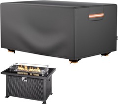 1x Heavy Duty 420D Rectangular Gas Fire Pit Table Cover for 48*28*24 In