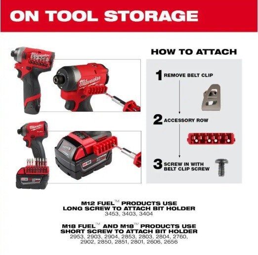 Milwaukee Customizable Small Compact Case for Impact Driver Accessories gallery