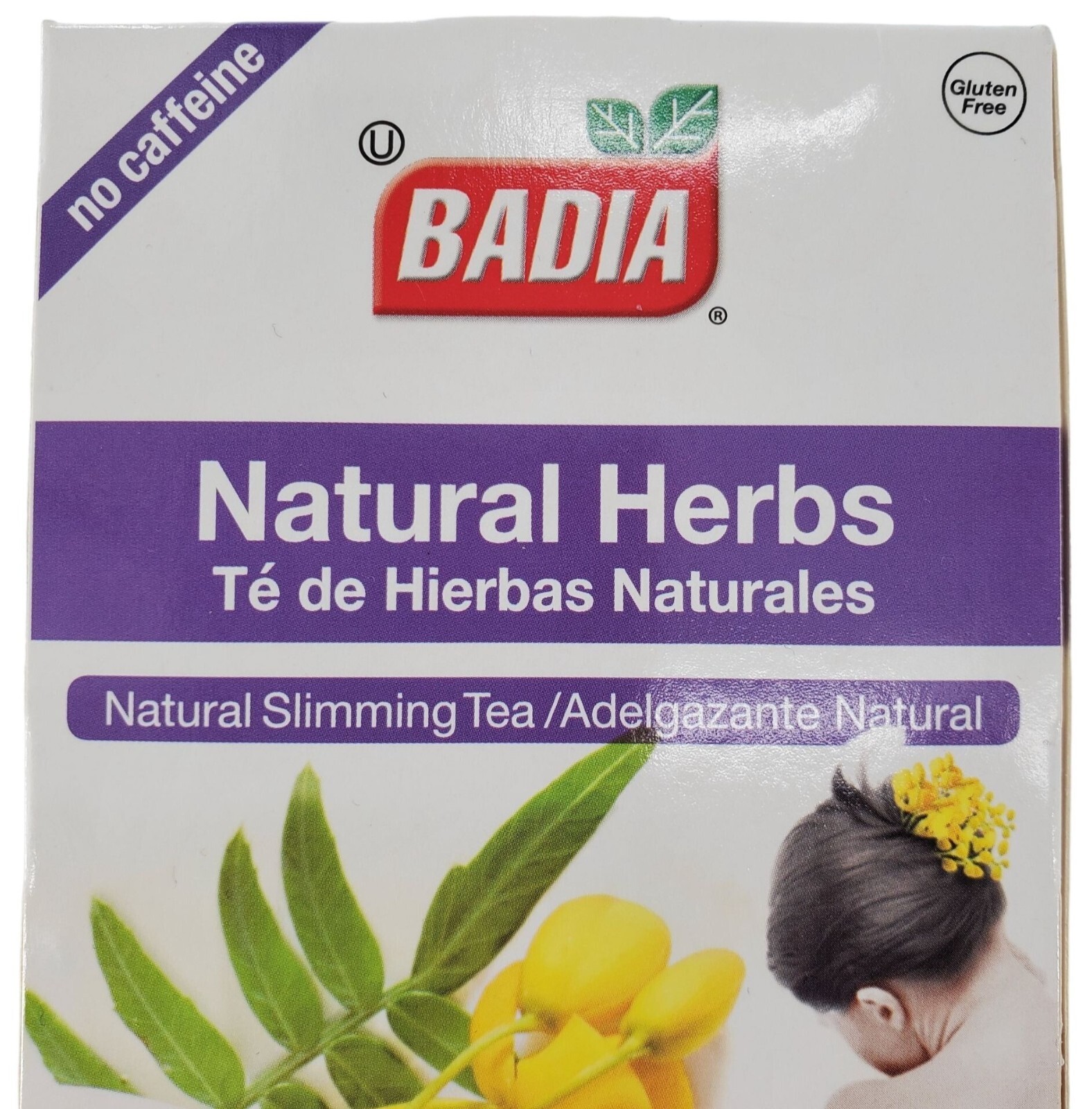 Badia Natural Herbs Natural Slimming Tea Caffeine-Free Bag - Pack of 25 gallery