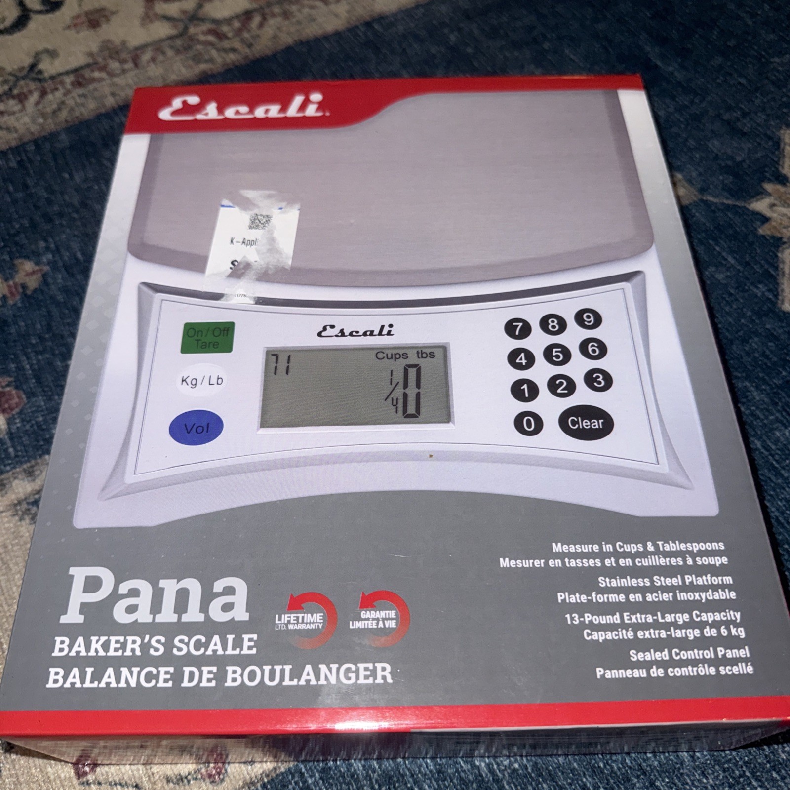 Pana V136 Large Volume Measuring Kitchen/Baking/Cooking Scale, Preprogrammed ... gallery
