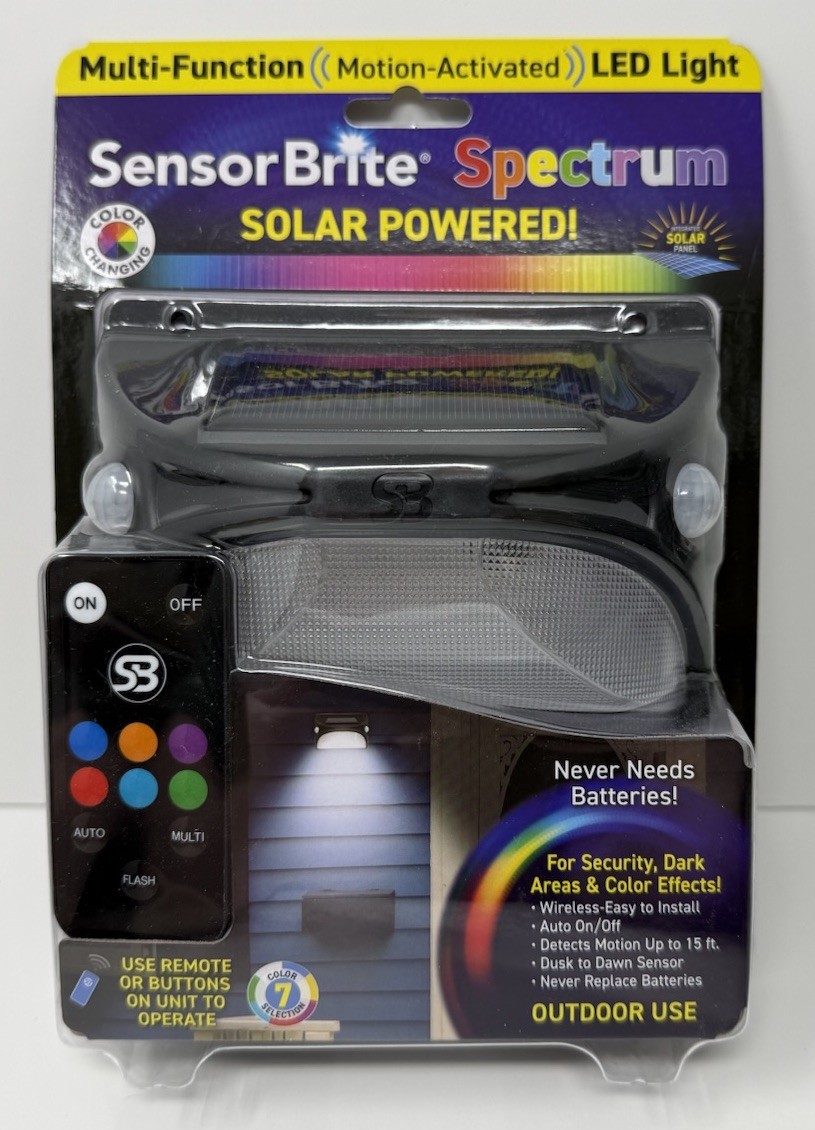 On-Tel Sensor Brite Solar Powered Motion Activated LightSBSP-PKG-01-0124-300 gallery