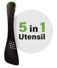 Roaming Cooking Kitchen Utensil 5 in 1 30. 3 x 6. 8 x 2. 2 cm, Black gallery