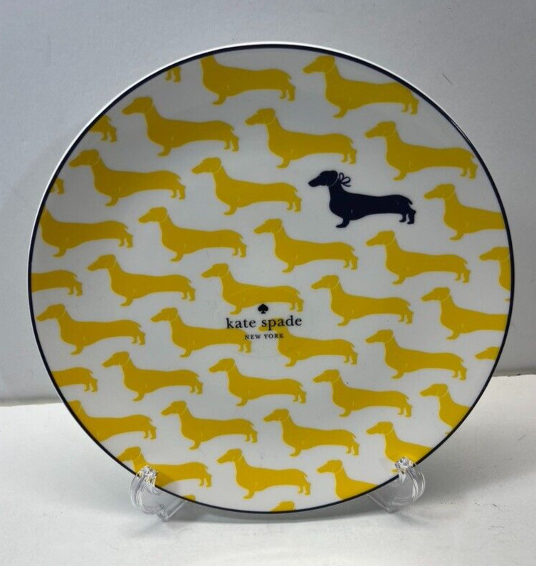 Kate Spade New York Lenox Accent Plate - Dachshund Wickford Yellow gallery