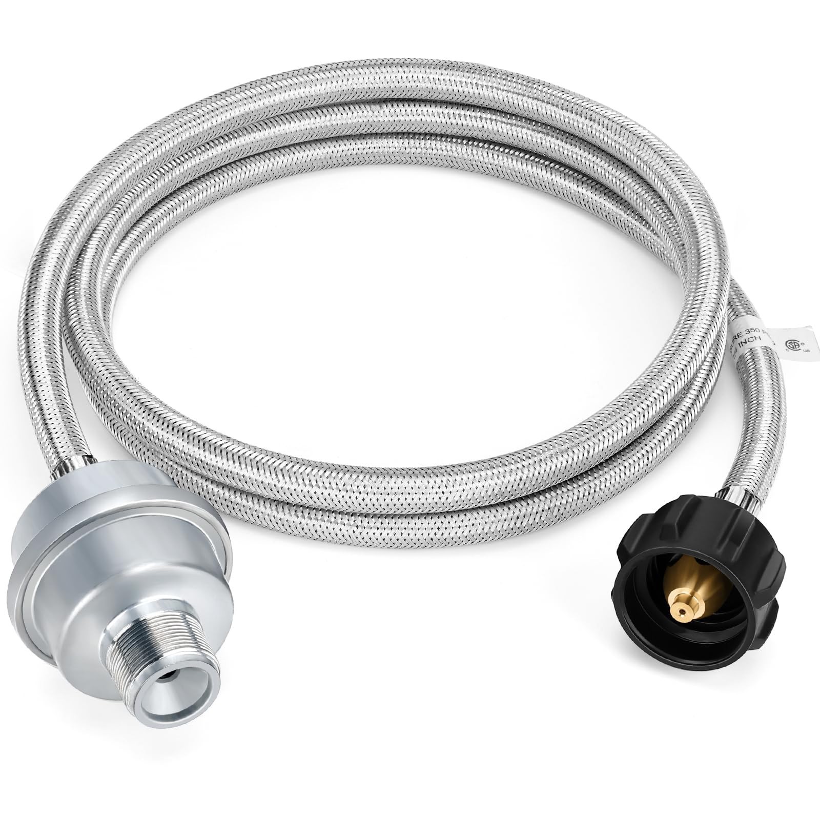 Propane Fuel Filter F273699 with 6FT Stainless Braided QCC1 Propane Adapter Hose gallery