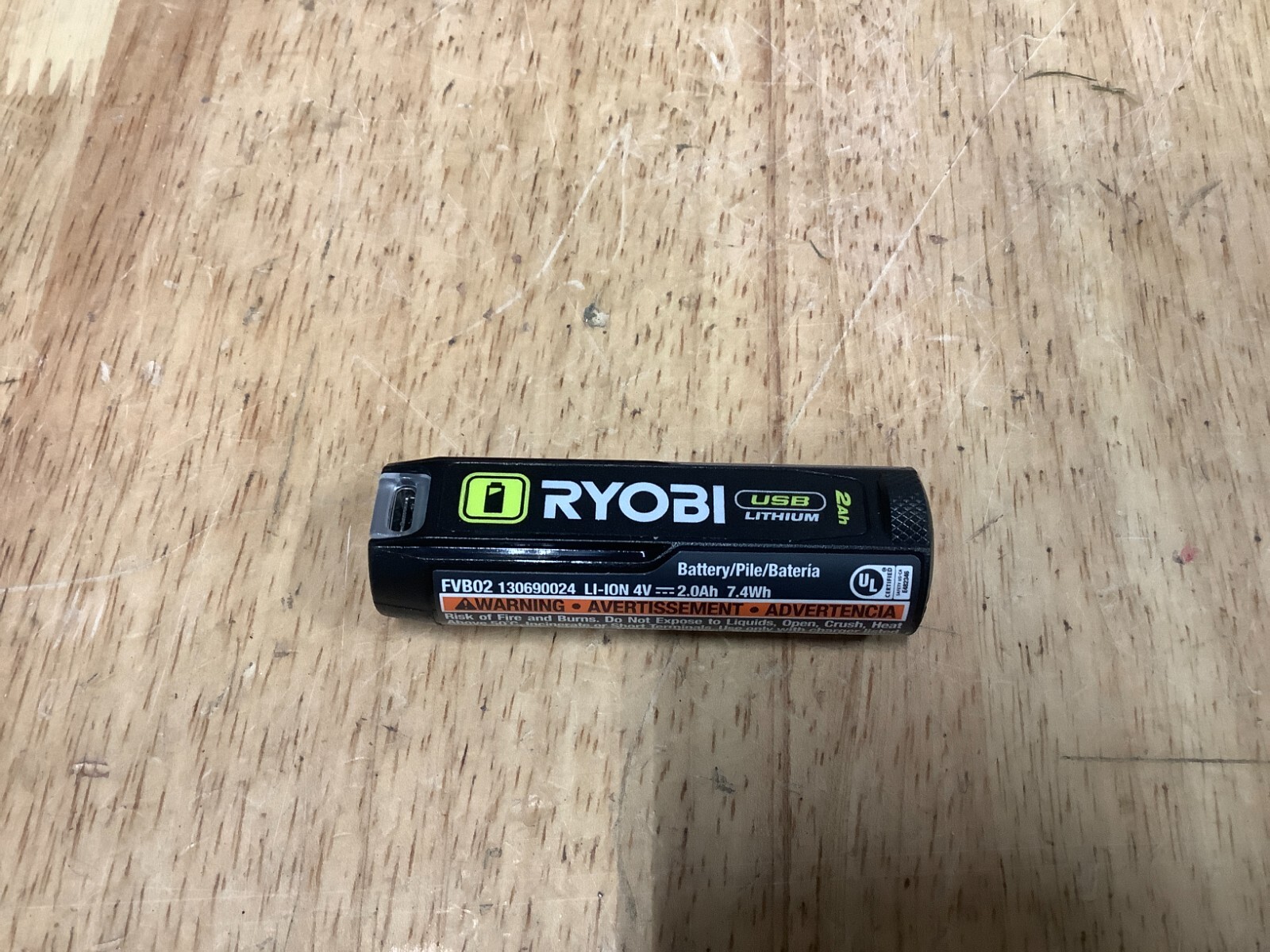 Ryobi USB 2 Ah Lithium Rechargeable Battery Pack FVB02 gallery