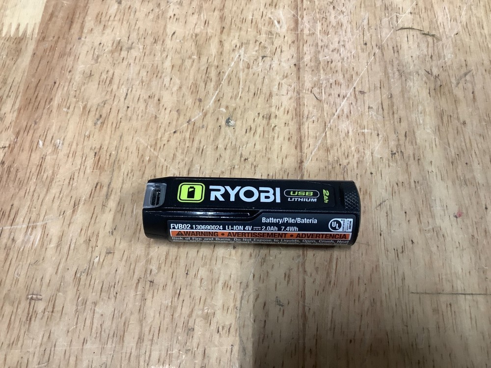 Ryobi USB 2 Ah Lithium Rechargeable Battery Pack FVB02