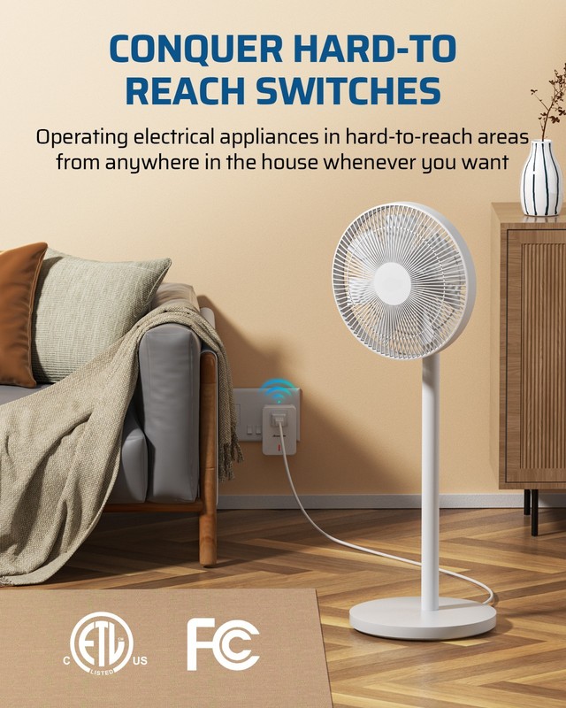 DEWENWILS Indoor Wireless Remote Control Light Switch Outlet Plug 100 FT long gallery